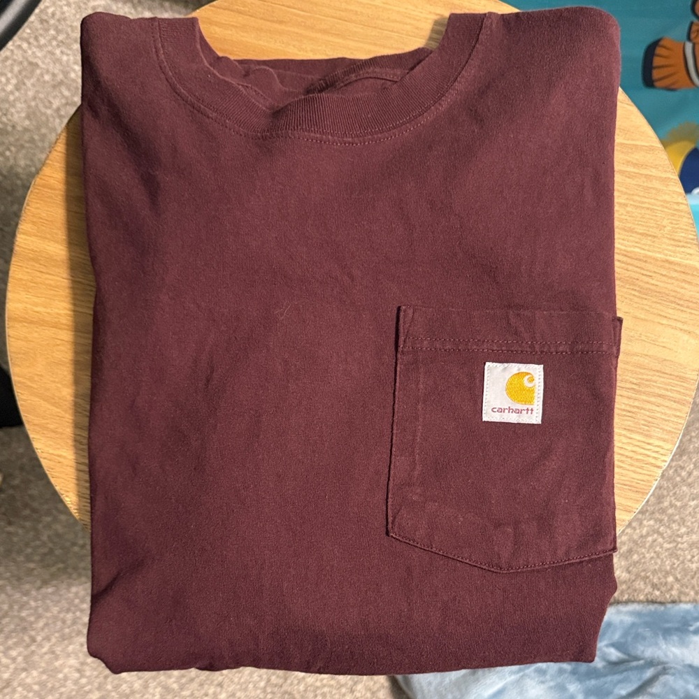 Carhartt Burgundy Loose Fit Tee